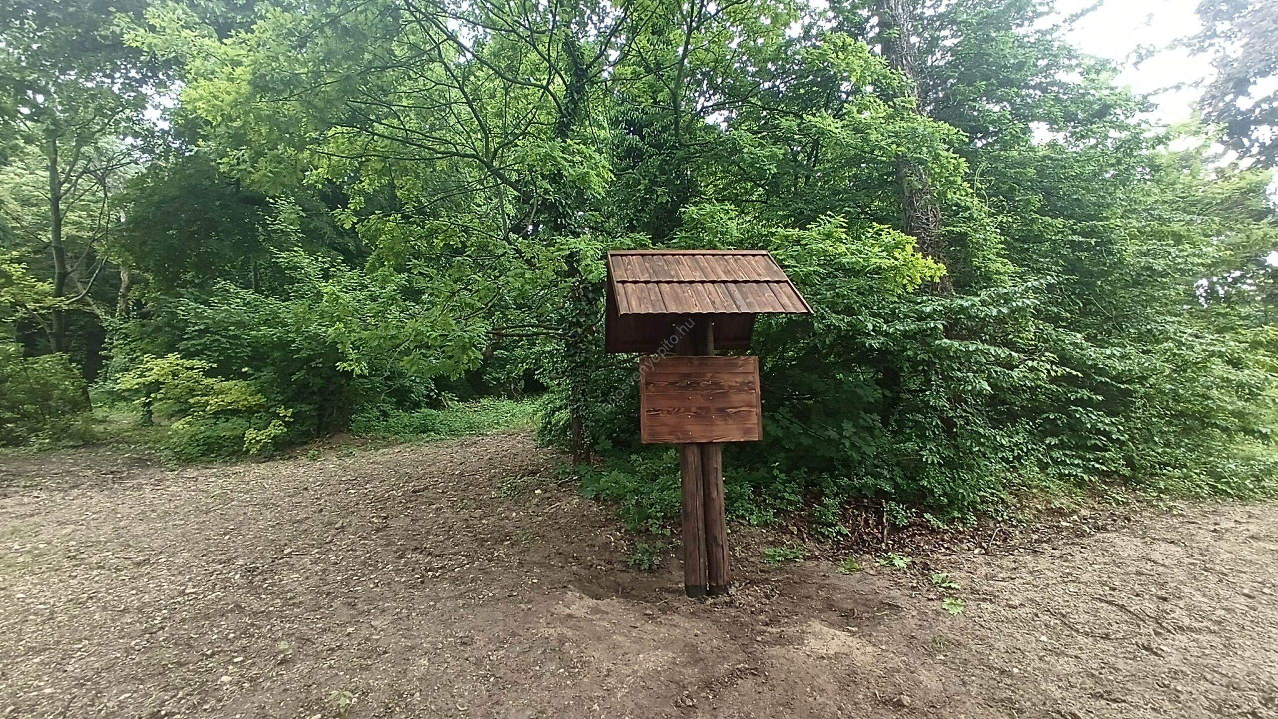 Dupla lábas, nagytetős tájékoztató tábla - Image 2